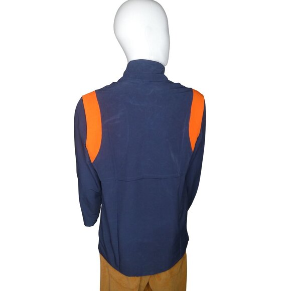 Nike Men’s On Field Coaches 1/4 Zip Jacket DJ5115-420 Navy Orange MEDIUM NWT - Picture 2 of 7